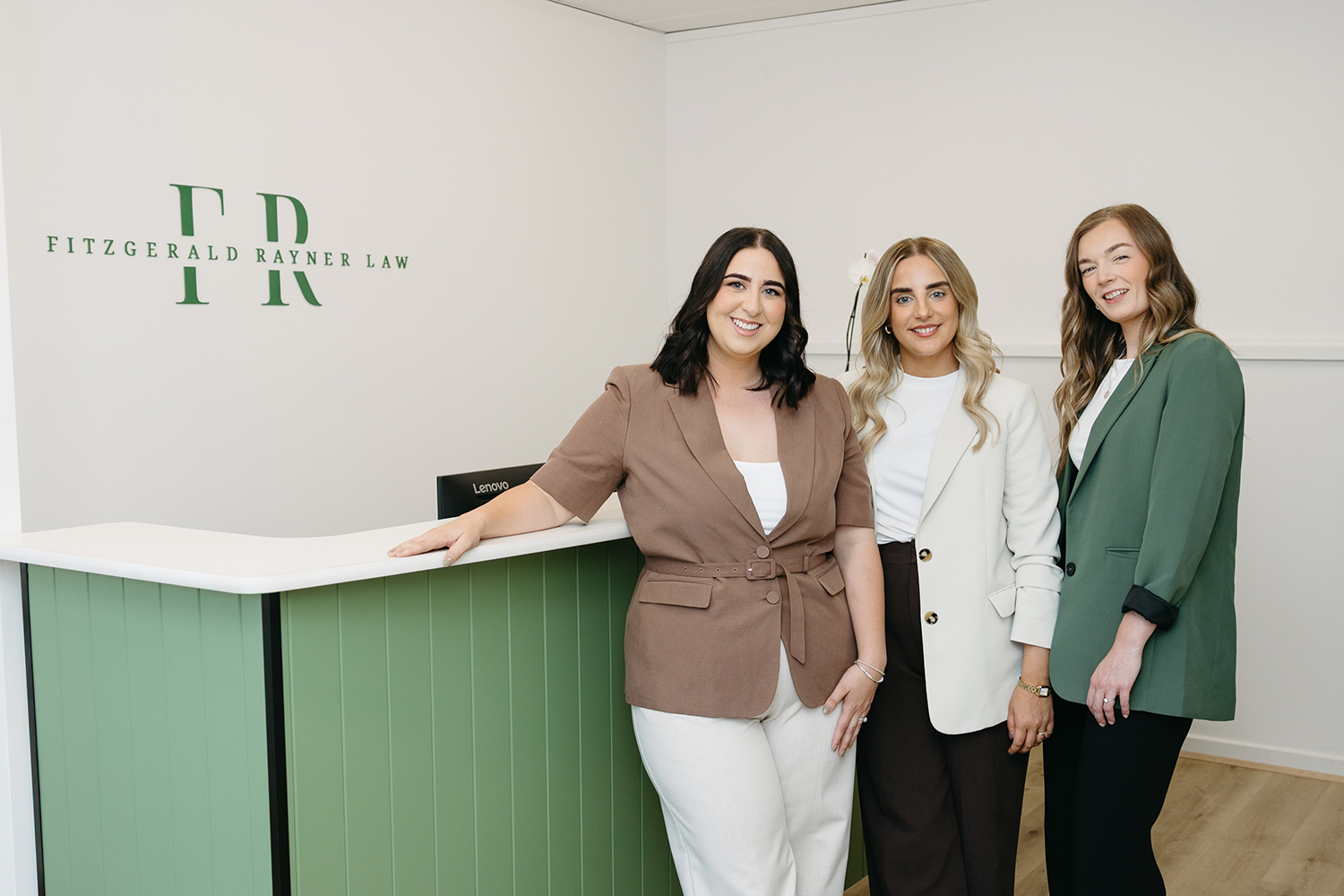 Fitzgerald Rayner Law - Bendigo Lawyers / Family Law / Wills & Estates - Alex Fitzgerald, Demi Rayner & Tylah Hyatt in reception